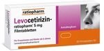 Levocetirizin-ratiopharm 5 mg Filmtabletten: Bew&auml;hrte Hilfe bei Heuschnupfen,
