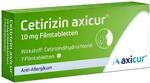 Cetirizin axicur 10 mg Filmtabletten, Linderung von Heuschnupfen und verbundener