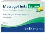 MACROGOL beta Lemon Plv.z.Her.e.Lsg.z.Einnehmen
