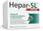 Hepar-SL&reg; 640 mg | Bei starken Verdauungsbeschwerden | 50 Filmtabletten