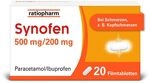 Synofen von ratiopharm: schnell, stark und gut vertr&auml;glich gegen Schmerzen &ndash;...