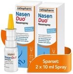 NasenDuo Nasenspray im Sparset 2 x 10 ml von ratiopharm. Stark zum Schnupfen, sanft