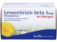Levocetirizin beta 5 mg Filmtabletten, 100 St