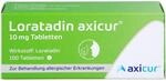 Loratadin axicur 10 mg Tabletten, zur Behandlung von Allergien - Lindert allergische