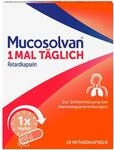 Mucosolvan&reg; 1mal t&auml;glich Retardkapseln | 10 St&uuml;ck| Hustenl&ouml;ser bei Husten,