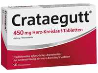 Crataegutt 450 mg Herz-Kreislauf-Tabletten | 50 Tabletten | Pflanzliches...