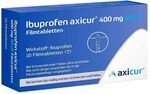 AXICUR Ibuprofen 400 mg akut Filmta f&uuml;r Schmerzen und Fieber, 10 St&uuml;ck |...