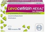 Levocetirizin Hexal bei Allergien 5 mg Filmtabletten 100 stk