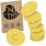 MySweetStitch 10 Fixierpflaster f&uuml;r FreeStyle Libre 3/3 Plus rund Yellow |...