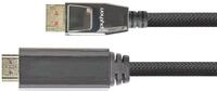 PYTHON Series Premium DisplayPort 1.4 an HDMI 2.0 Anschlusskabel - 4K / UHD...