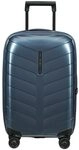 Samsonite Attrix - Spinner S, Erweiterbarer Handgep&auml;ck, 55 cm, 38/44 L, Blau