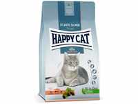 Happy Cat 70588 - Indoor Adult Atlantik Lachs - Katzen-Trockenfutter für