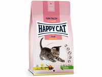 Happy Cat 70534 - Young Kitten Land Geflügel - Katzen-Trockenfutter für
