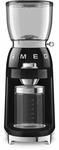 Smeg, Kaffeem&uuml;hle CGF11BLEU, konisches Edelstahlmahlwerk, 30 Mahlgrad...