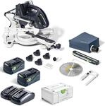 Festool Akku-Kapp-Zugs&auml;ge KSC 60 EB KAPEX 2x18 V / 5,0 Ah I-Plus