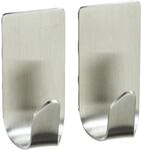 tesa Powerstrips Haken Waterproof S Metall ZOOM, 2er-Set - selbstklebender Wandhaken