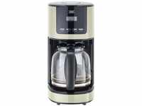 KHG Kaffeemaschine KA-184 (C) Creme, 12 Tassen, 1,5 L, 900W, Abschaltautomatik,