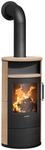 Justus | Kaminofen | Island 5 2.0 | 5 kW | Keramik Corretto, Stahl Schwarz