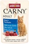 animonda Carny Katzenfutter nass Rind + Perlhuhn, 12 Portionsbeutel (12 x 85g), animonda Carny Katzenfutter nass Rind + Perlhuhn, 12 Portionsbeutel (12 x 85g),