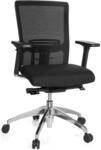 hjh OFFICE 657511 Profi B&uuml;rostuhl Astra Base Stoff Schwarz Drehstuhl mit