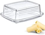 Westmark Butterdose, Dekorativ, L&auml;nge: 14,3 cm, Glas, Transparent, 20852260
