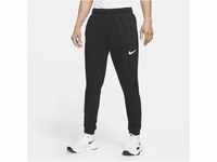 Nike Dry Dri-FIT schmal zulaufende Fitness-Fleece-Hose für Herren - Schwarz