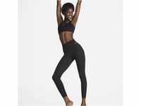 Nike Zenvy 7/8-Leggings mit sanftem Halt und hohem Taillenbund für Damen - Schwarz