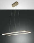 Fabas Luce 3394-45-225, Fabas Luce dimmbare LED Pendelleuchte Bard mattgold