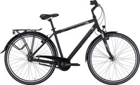 Pegasus 636-01945, Citybike - Pegasus Piazza 7 Herren schwarz matt - 50 cm