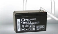 Q-Batteries 12LS-7.2, Q-Batteries Blei-Vlies Akku 12LS-7.2 - 12V 7,2Ah