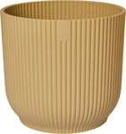elho Indoor-Blumentopf 'Vibes Fold Rund' 18 cm, buttergelb