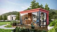 Lasita Maja 41281, Lasita Maja Gartenhaus Domeo inkl. Boden - Fichtenholz -