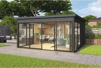 Lasita Maja 41284, Lasita Maja Gartenhaus Domeo inkl. Boden - Fichtenholz -