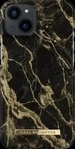 iDeal of Sweden iPhone 14 / 13 H&uuml;lle Case Golden Smoke Marble Schwarz