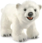 Folkmanis Handpuppen 3041, Folkmanis Handpuppen Eisb&auml;renjunges / Polar Bear Cub