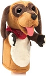 Folkmanis Handpuppen 3100, Folkmanis Handpuppen Hund f&uuml;r die Puppenb&uuml;hne / Dog