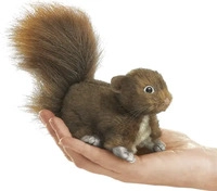 Folkmanis Handpuppen 2735, Folkmanis Handpuppen Mini Eichh&ouml;rnchen, rot / Mini Red