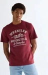 Wrangler 112377953:XL, Wrangler Regular Americana Tee Ruby Wine Gr&ouml;&szlig;e XL male