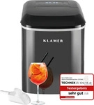 KLAMER Eisw&uuml;rfelmaschine 120 Watt - schwarz