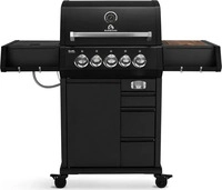 Burnhard 946624, Burnhard EARL - Black Edelstahlrost