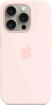 Apple iPhone 15 Pro MagSafe Silikon H&uuml;lle - Rosa/Pink