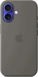 Apple iPhone 16 MagSafe Silikon H&uuml;lle - Steingrau