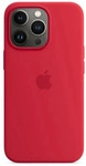 Apple iPhone 13 Pro MagSafe Silikon H&uuml;lle - Rot/Red