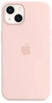 Apple iPhone 13 MagSafe Silikon H&uuml;lle - Kalkrosa/Chalk Pink