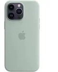 Apple iPhone 14 Pro MagSafe Silikon H&uuml;lle - Agavengr&uuml;n