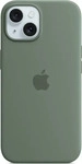 Apple iPhone 15 MagSafe Silikon H&uuml;lle - Zypresse/Cypress