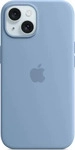Apple iPhone 15 MagSafe Silikon H&uuml;lle - Winterblau/Winter Blue