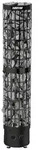 Harvia Cilindro 6,6 kW | integrierte Steuerung, Schwarz-Chrom | HPC66400M