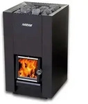 Holzbefeuerte &Ouml;fen Harvia Linear 18 compact schwarz inkl BimschV 2