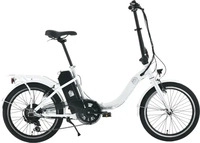 Vecocraft E-Bike 20 Zoll E-Faltrad wei&szlig; - Vecocraft NEMESIS 6-Gang City E-Bike
